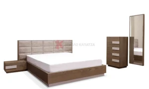 Σετ Κρεβατοκάμαρας σε Φυσικό Δρυ