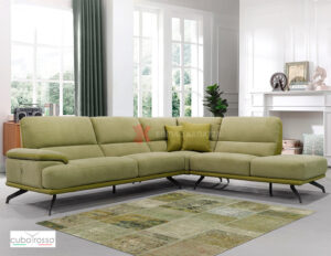 Cubo Rosso: Γωνιακός καναπές σε μοντέρνο σχεδιασμό