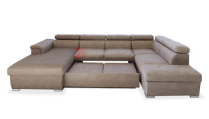 Καναπές κρεβάτι σε σχήμα Π