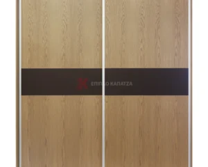 Ντουλάπα σε Δρυ με συρόμενες πόρτες