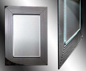 Καθρέπτης τοίχου ορθογώνιος με Φωτισμό Led