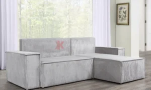 Γωνιακός καναπές κρεβάτι με αποθηκευτικό χώρο