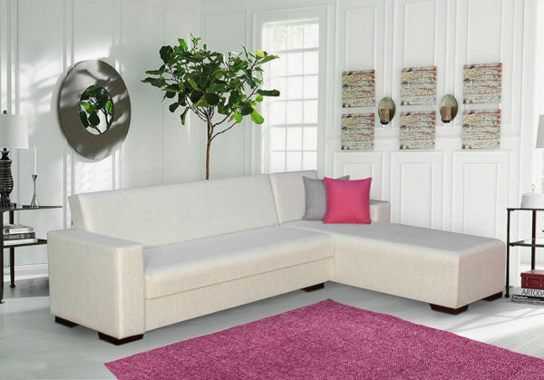 Γωνιακός καναπές κρεβάρι με αποθηκευτικό χώρο Προσφορές σε σαλόνια Επιπλα Καπατζας