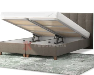 Ντυμένο κρεβάτι με καπιτονέ