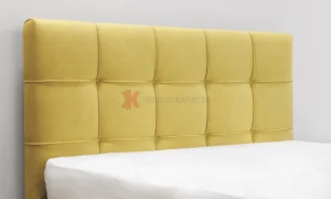 Μοντέρνο κρεβάτι ντυμένο με αδιάβροχο ύφασμα