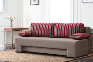 Μοντέρνος καναπές κρεβάτι με αποθηκευτικό χώρο