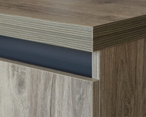 Σύνθεση τηλεόρασης με high gloss MDF