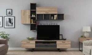 Σύνθεση tv με μεταλλικά πόδια