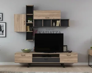 Σύνθεση tv με μεταλλικά πόδια