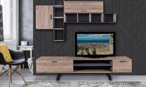 Σύνθεση tv με μεταλλικά πόδια