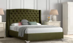 Κρεβάτι επενδυμένο με καπιτονέ