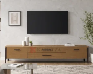 Έπιπλο τηλεόρασης σε ξύλο Δρυ