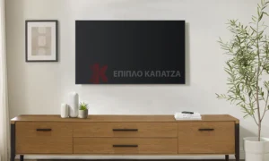 Έπιπλο τηλεόρασης σε ξύλο Δρυ