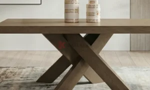 Τραπέζι δείπνου σε Δρυ με πολυμορφική βάση