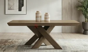 Τραπεζαρία σαλονιού σε Δρυ με πολυμορφική βάση