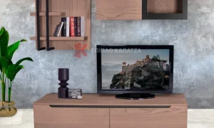 Σύνθεση Tv σε ξύλο Δρυ