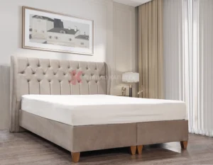 Ντυμένο κρεβάτι με διπλό αποθηκευτικό χώρο
