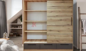 Ντουλάπα συρόμενη με συρτάρια
