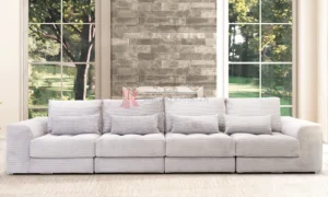 Πολυμορφικό σαλόνι με ανασηκώμενα μαξιλάρια πλάτης