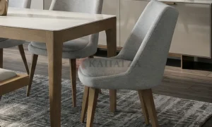 Μοντέρνο σετ τραπεζαρίας με παγκάκι