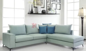 Γωνιακό σαλόνι με Easy Clean ύφασμα