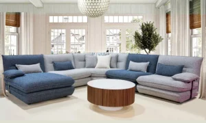 Πολυμορφικό σαλόνι γωνία σε σχήμα «Π»