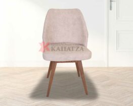 Καρέκλα τραπεζαρίας σαλονιου σε Δρυ με καπιτονέ