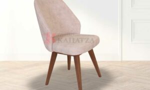 Καρέκλα τραπεζαρίας σαλονιου σε Δρυ με καπιτονέ