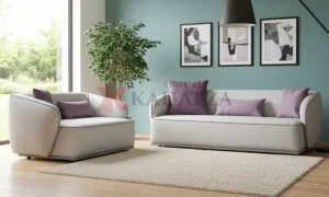 Σαλόνι με 3θέσιο και 2θέσιο καναπέ Minimal Comfort