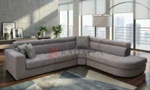 Σαλόνι γωνία με ρυθμιζόμενα προσκέφαλα