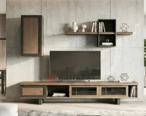 Σύνθεση σαλονιού Urban Loft από μασίφ ξύλο