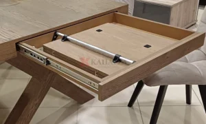 Τραπέζι με Βάση Χιαστί (Cross Legs) σε Φυσική Απόχρωση Ξύλου