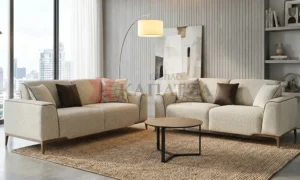 Σαλόνι υψηλής αισθητικής με εξαιρετική άνεση και εργονομικές πλάτες