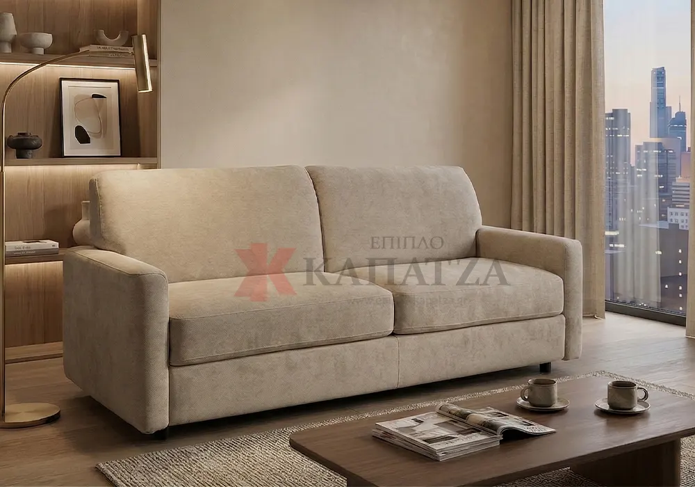 Ιταλικός καναπές με μηχανισμό κρεβάτι