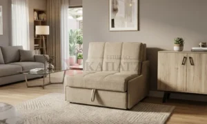 Πολυθρόνα με μηχανισμό κρεβάτι και αποθηκευτικό χώρο