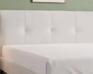 Ντυμένο Διπλό κρεβάτι με ύφασμα Easy Clean