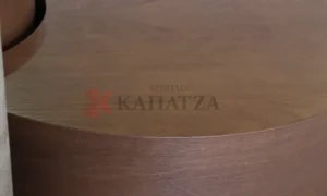 Σετ 3 τραπεζάκια σαλονιού σε ξύλο δρυ και όψη Πωρόλιθου