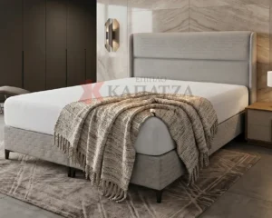 Ντυμένο κρεβάτι ύφασμα Easy Clean και αποθηκευτικό χώρο