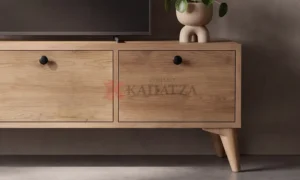 Έπιπλο Τηλεόρασης με 3 Συρτάρια & Mid-Century Design
