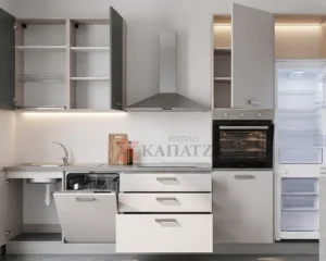 Σύνθεση Κουζίνας Modern με 5 ηλεκτρικές συσκευές